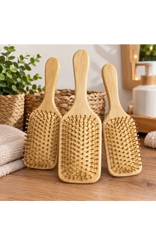 Bambu Saç Fırçası Tarak-25 Cm Standart