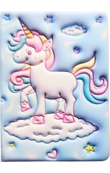 Puffy Cute Unicorn Not Defteri 13 X 18 Cm 96 Ypr. Çizgili Açık Mavi Puffy Cute Unicorn Not Defteri 13 X 18 Cm 96 Ypr. Çizgili Açık Mavi