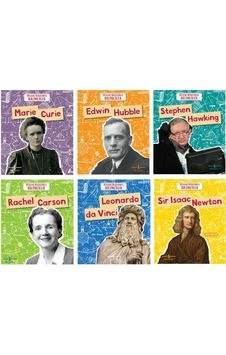 Dünyayı Değiştiren Bilimciler 6 Kitap Marıe Curıe Edwın Hubble Stephen Hawkıng Rachel Carson Leonardo Da Vıncı Sır Isaac Newton