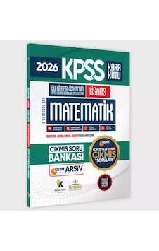2026 Fulllisans Kpss Lisans Matematik Kara Kutu ÖSYM Çıkmış Soru Bankası Son 15 Yıl(sadece Lisans) 2026 Fulllisans Kpss Lisans Matematik Kara Kutu ÖSYM Çıkmış Soru Bankası Son 15 Yıl(sadece Lisans)