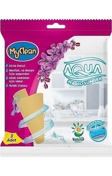 Myclean Aqua Magic Sünger 3'lü