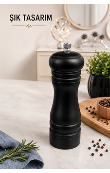 Siyah Baharat-tuz Öğütücü -değirmeni 16 Cm Siyah - 903398701 Siyah