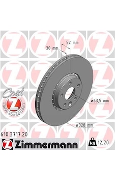 Zimmermann Ön Fren Diski Volvo Xc60 2008 Ve Sonrası Ölçüler: 328x30x28 Zımmermann 610.3717.20 31471034-31277342-31410568-31381986 Zimmermann Ön Fren Diski Volvo Xc60 2008 Ve Sonrası Ölçüler: 328x30x28 Zımmermann 610.3717.20 31471034-31277342-31410568-31381986