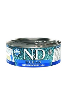 N&d Ocean Morina & Karides Balkabağı Yavru Kedi Konserve 6x70 Gr