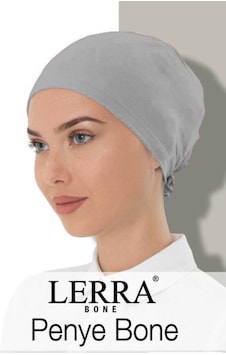 Lerra Dikişli Penye Bone Gri