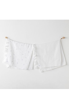 Kız Bebek Battaniye 2 Parça Blanket 85x90 Magical Butterfly Muslin Beyaz Kız Bebek Battaniye 2 Parça Blanket 85x90 Magical Butterfly Muslin Beyaz