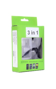 Zore Black Berry 3 İn 1 Şarj Seti .