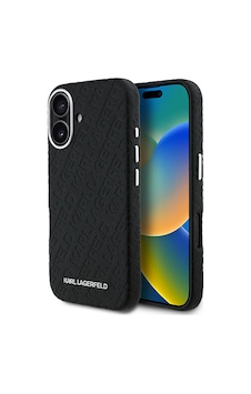 Apple Uyumlu iPhone 16 Kılıf Karl Lagerfeld Lisanslı Pu Deri Damgalı Metal Yazı Logolu Kapak Siyah Apple Uyumlu iPhone 16 Kılıf Karl Lagerfeld Lisanslı Pu Deri Damgalı Metal Yazı Logolu Kapak Siyah