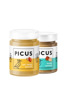 Picus Fındık Ezmesi 195 G + Fıstık Ezmesi 300 G Picus Fındık Ezmesi 195 G + Fıstık Ezmesi 300 G