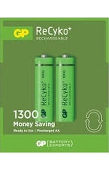 Gp Recyko 1300mah Aa Şarjlı Kalem Pil 132c133 2li Kart 5570 Gp Recyko 1300mah Aa Şarjlı Kalem Pil 132c133 2li Kart 5570