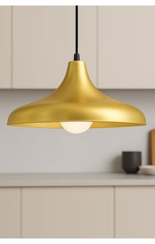 Aura Metal Tekli Gold Sarkıt Avize Retro Rustik Salon Avize