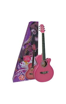 Valencia Gypsy Rose Gra1kcpk Akustik Gitar Seti Pembe Küçük Gövde - Rahat Klavye - Kılıf Dahil Valencia Gypsy Rose Gra1kcpk Akustik Gitar Seti Pembe Küçük Gövde - Rahat Klavye - Kılıf Dahil