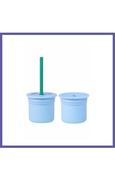 Bezos Ham+hüp Pipetli Silikon Bardak Seti Mineral Blue / Aqua Green Renk: Mineral Blue / Aqua Green Nıda Bezos Ham+hüp Pipetli Silikon Bardak Seti Mineral Blue / Aqua Green Renk: Mineral Blue / Aqua Green Nıda