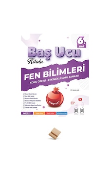 Nartest 6. Sınıf Baş Ucu Fen Bilimleri Soru Bankası + Telefon Standı Nartest 6. Sınıf Baş Ucu Fen Bilimleri Soru Bankası + Telefon Standı