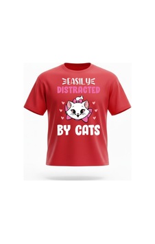 Urbantrendstore Kedili Tişört Kedi Baskılı Yarım Oversize Pamuklu Biskilet Ve Yuvarlak Yaka Tişört Tshirt Kırmızı Urbantrendstore Kedili Tişört Kedi Baskılı Yarım Oversize Pamuklu Biskilet Ve Yuvarlak Yaka Tişört Tshirt Kırmızı