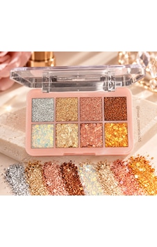 Rose 8'li Far Cosmetics Glitter Far Paleti Yüz Ve Vucut Simi Işıltı 00 Rose 8'li Far Cosmetics Glitter Far Paleti Yüz Ve Vucut Simi Işıltı 00