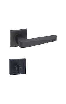 Arpat Rosa Siyah İtalyan Kare Rozetli Alüminyum Wc Kapı Kolu Takı Arpat Rosa Siyah İtalyan Kare Rozetli Alüminyum Wc Kapı Kolu Takı