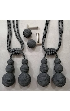 Ege Den Hasır Toplu 2 Adet Duvara Takma 2 Adet Asma , Silinebilir Perde Bağlama Aksesuarı 14 Top Ege Den Hasır Toplu 2 Adet Duvara Takma 2 Adet Asma , Silinebilir Perde Bağlama Aksesuarı 14 Top