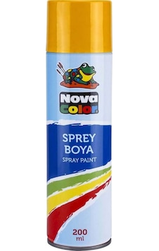 Nova Color Sprey Boya Sarı Nc-800 Nova Color Sprey Boya Sarı Nc-800