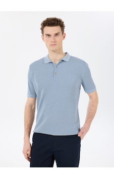 Fabrika Comfort Mavi Erkek Polo Regular Fit Jakarlı Keten Karışımlı Kazak Fc5sm-kzk 2047 Fabrika Comfort Mavi Erkek Polo Regular Fit Jakarlı Keten Karışımlı Kazak Fc5sm-kzk 2047