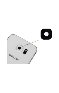 Samsung Galaxy Uyumlu S6 G920f Kamera Camı Siyah Samsung Galaxy Uyumlu S6 G920f Kamera Camı Siyah