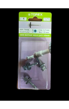 Dın 7504 6.3x25 Akb Matkap Uçlu Çatı Vidası 6.3 x 25 MM Dın 7504 6.3x25 Akb Matkap Uçlu Çatı Vidası 6.3 x 25 MM