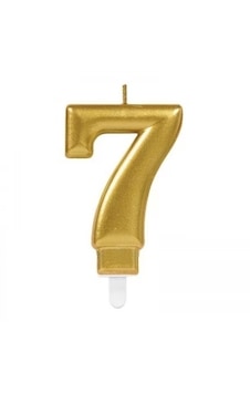 7 Rakam Mum Gold Renk Gold