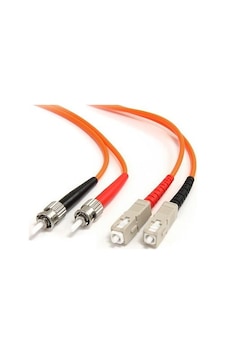 Fiber Patch Kablo - Sc - St - Multimode - Duplex - 1 Metre Fiber Patch Kablo - Sc - St - Multimode - Duplex - 1 Metre