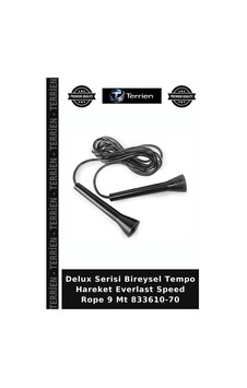 Delux Serisi Bireysel Tempo Hareket Everlast Speed Rope 9 Mt 833610-70 Delux Serisi Bireysel Tempo Hareket Everlast Speed Rope 9 Mt 833610-70