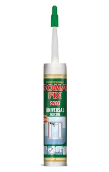320 Gr Alüminyum Simli Gri Somafix Genel Amaçlı Asetik Silikon Gri 320 Gr Alüminyum Simli Gri Somafix Genel Amaçlı Asetik Silikon Gri