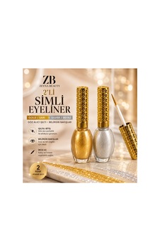 2'li Simli Eyeliner Sarı Beyaz Gold & Silver Beyaz - 292177545 Diğer 2'li Simli Eyeliner Sarı Beyaz Gold & Silver Beyaz - 292177545 Diğer