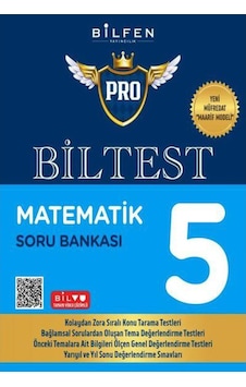 Bilfen Yayıncılık 5. Sınıf Biltest Matematik Soru Bankası Bilfen Yayıncılık 5. Sınıf Biltest Matematik Soru Bankası