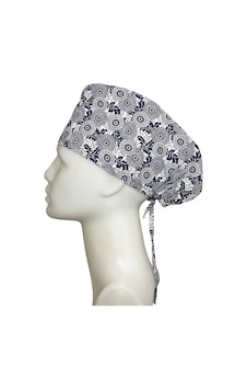Girdap Desenli Doktor Hemşire Aşçı Hastane Bone Bandana M446 Girdap Desenli Doktor Hemşire Aşçı Hastane Bone Bandana M446