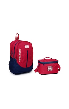 Coral High Sport Kırmızı Lacivert Okul Sırt Çantası Beslenme Seti Coral High Sport Kırmızı Lacivert Okul Sırt Çantası Beslenme Seti