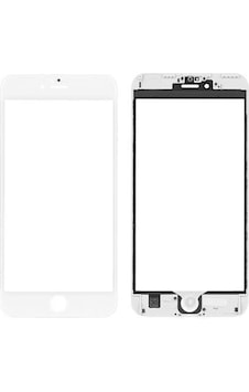Apple Uyumlu iPhone 6G Çıtalı Ön Cam BEYAZ Apple Uyumlu iPhone 6G Çıtalı Ön Cam BEYAZ