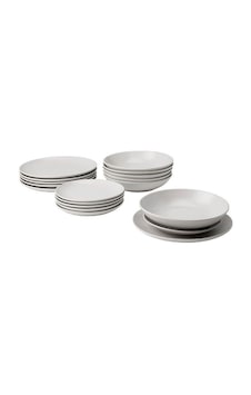 Ikea Fargklar Seramik 6 Kişilik 18 Parça Yemek Takımı 20-26 Cm Gri Yuvarlak Ikea Fargklar Seramik 6 Kişilik 18 Parça Yemek Takımı 20-26 Cm Gri Yuvarlak