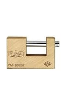 Geniş - Sarı Kayar Milli Pimli Kilit 80mm 5570 Geniş - Sarı Kayar Milli Pimli Kilit 80mm 5570