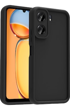 Xiaomi Poco C65 Kılıf Kamera Korumalı Zore Ananas Kapak Siyah Xiaomi Poco C65 Kılıf Kamera Korumalı Zore Ananas Kapak Siyah