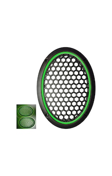 Mıdrange Kapağı Neon Ledli Oval Yeşil 2 Adet Azn
