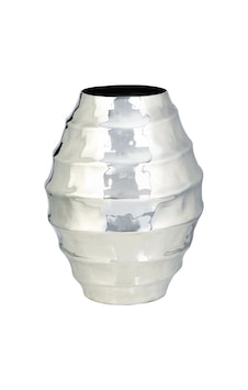 Vitale Dalgalı Vazo Silver 24x31 Cm Ak.ja0136 Vitale Dalgalı Vazo Silver 24x31 Cm Ak.ja0136