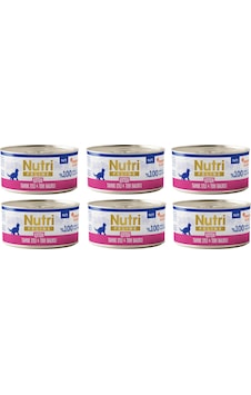 Nutri Feline Kitten Tavuk Etli Ve Ton Balıklı Tahılsız Yavru Kedi Konservesi 70 G X 6 Adet
