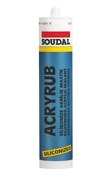 Soudal Acryrub İze Mastik 310 Ml Kahverengi Soudal Acryrub İze Mastik 310 Ml Kahverengi