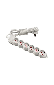 Mono Orion 6'lı Topraklı Grup Priz 2 Metre (3*1) Beyaz Mono Orion 6'lı Topraklı Grup Priz 2 Metre (3*1) Beyaz
