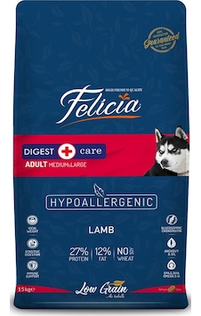 Felicia Aztahıllı Kuzulu M/L Breed Hypoallergenic Yetişkin Köpek Maması 15 KG Felicia Aztahıllı Kuzulu M/L Breed Hypoallergenic Yetişkin Köpek Maması 15 KG