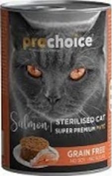 Prochoice Somonlu Kısırlaştırılmış Konserve Yetişkin Kedi Maması 24 x 400 G Prochoice Somonlu Kısırlaştırılmış Konserve Yetişkin Kedi Maması 24 x 400 G