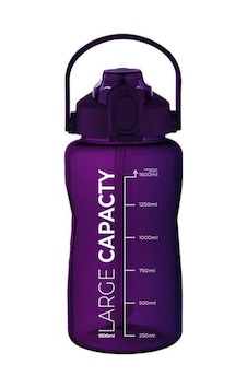 Suluk Sporcu Matarası 1.5 L Pipetli, Sızdırmaz,taşınabilir, Kilitli Kapak, Ölçü Göstergeli - Mor Mor Suluk Sporcu Matarası 1.5 L Pipetli, Sızdırmaz,taşınabilir, Kilitli Kapak, Ölçü Göstergeli - Mor Mor