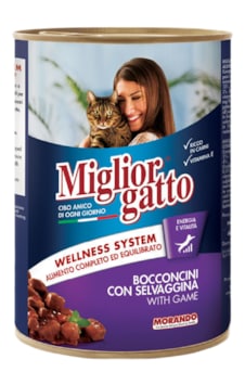 Miglior Gatto Av Hayvanlı Konserve Yetişkin Kedi Maması 405 Gr 24'lü Miglior Gatto Av Hayvanlı Konserve Yetişkin Kedi Maması 405 Gr 24'lü