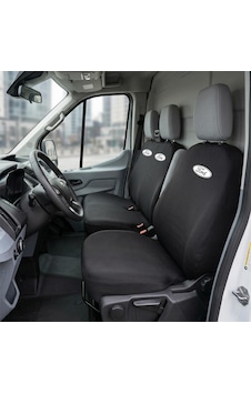 Ford Transit Siyah Penye Oto Koltuk Kılıfı - Marka Logo Baskılı Ford Transit Siyah Penye Oto Koltuk Kılıfı - Marka Logo Baskılı