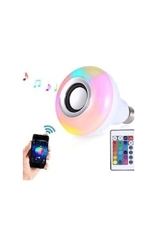 Bluetooth Hoparlör Akıllı Led Ampül Lamba Çokrenkli Bluetooth Hoparlör Akıllı Led Ampül Lamba Çokrenkli
