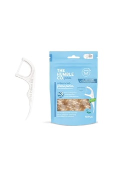 Humble Advanced Floss Picks Kürdanlı ve Florürlü Diş İpi 40'lı Humble Advanced Floss Picks Kürdanlı ve Florürlü Diş İpi 40'lı